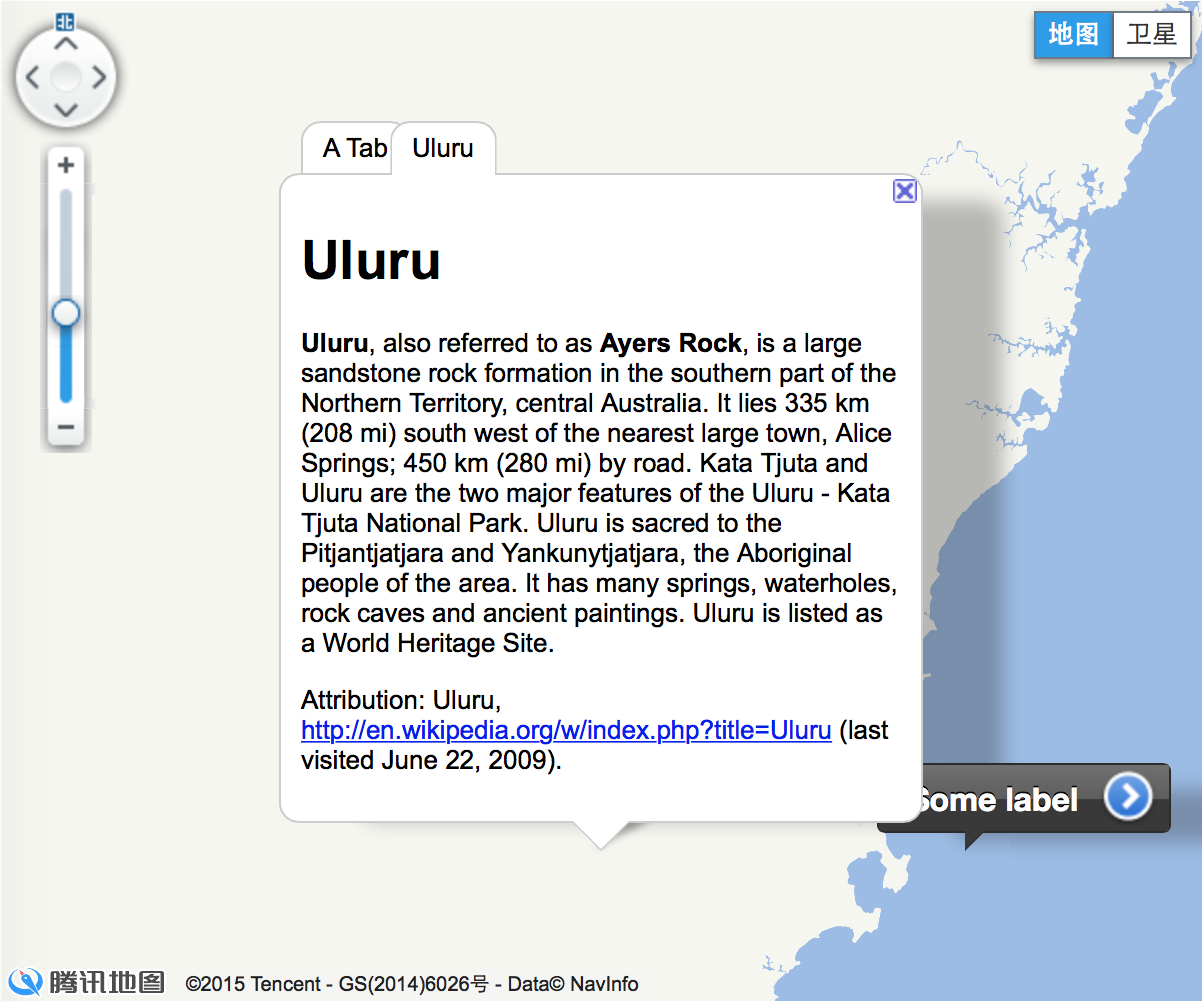 InfoBubble Screenshot